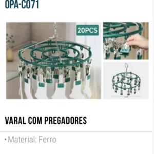VARAL COM PREGADOR OPA-C071